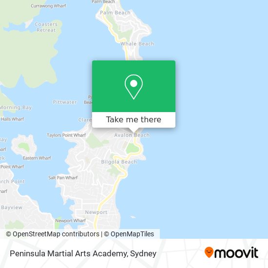 Peninsula Martial Arts Academy map