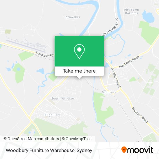 Woodbury Furniture Warehouse map