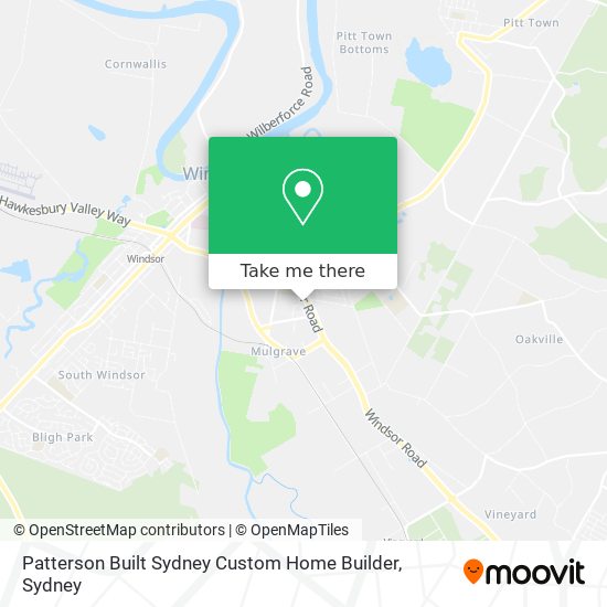 Patterson Built Sydney Custom Home Builder map