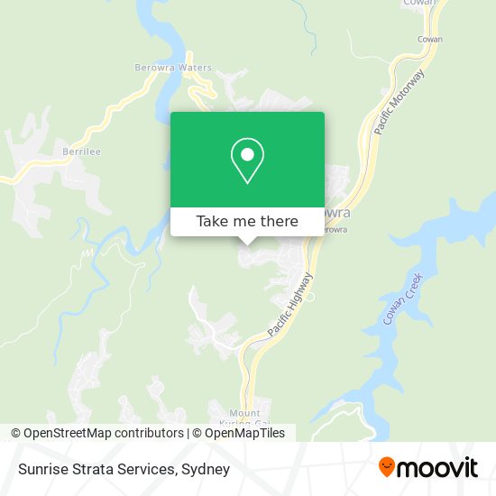 Mapa Sunrise Strata Services