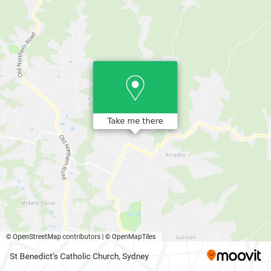 St Benedict's Catholic Church map