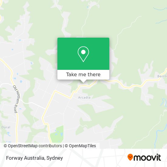 Mapa Forway Australia