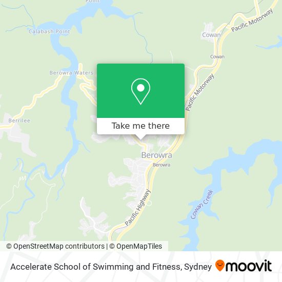 Accelerate School of Swimming and Fitness map