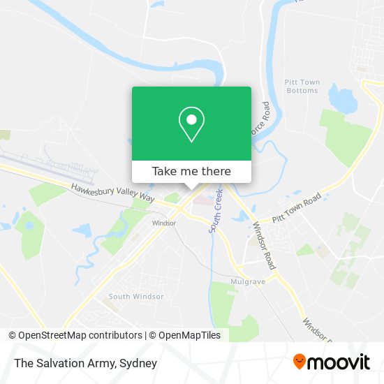 The Salvation Army map