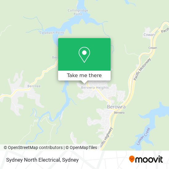 Sydney North Electrical map