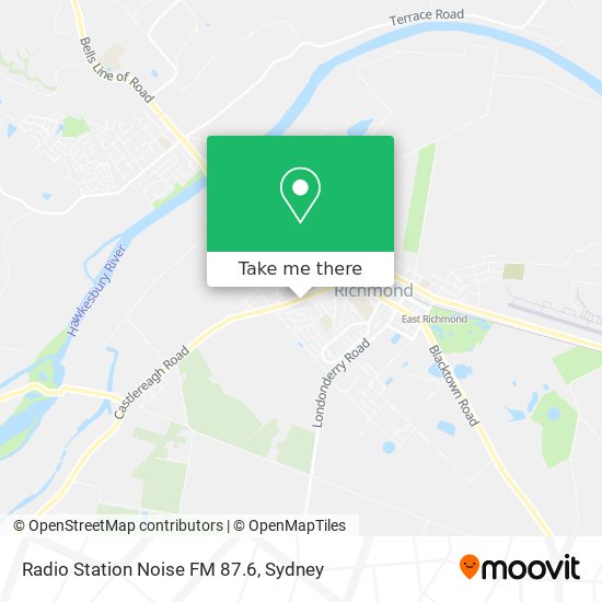 Radio Station Noise FM 87.6 map