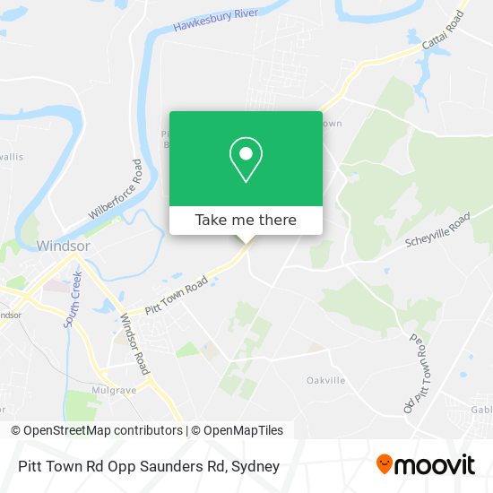 Pitt Town Rd Opp Saunders Rd map