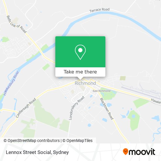 Lennox Street Social map