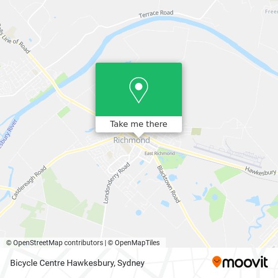 Bicycle Centre Hawkesbury map