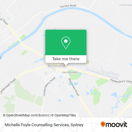 Michelle Foyle Counselling Services map