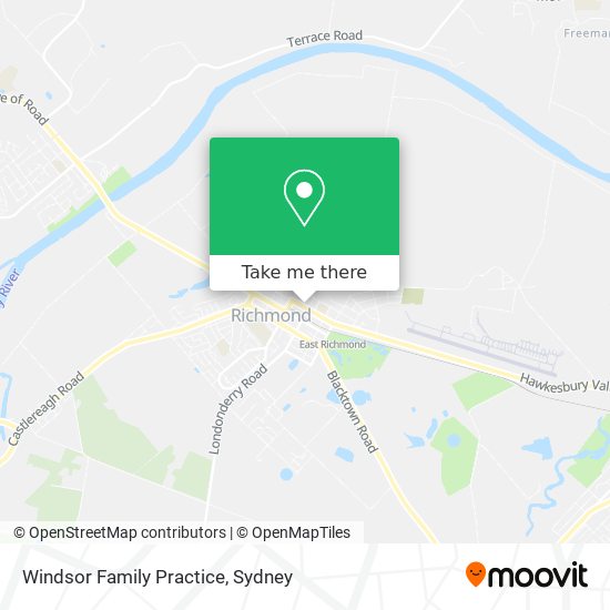 Mapa Windsor Family Practice