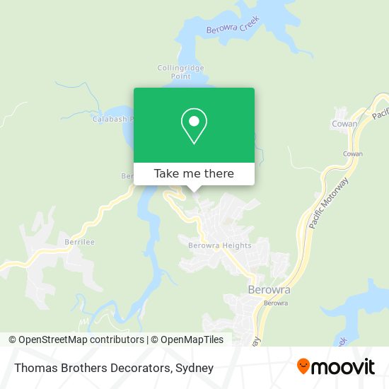 Mapa Thomas Brothers Decorators