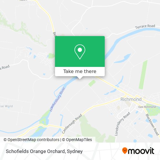 Mapa Schofields Orange Orchard