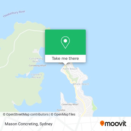 Mason Concreting map