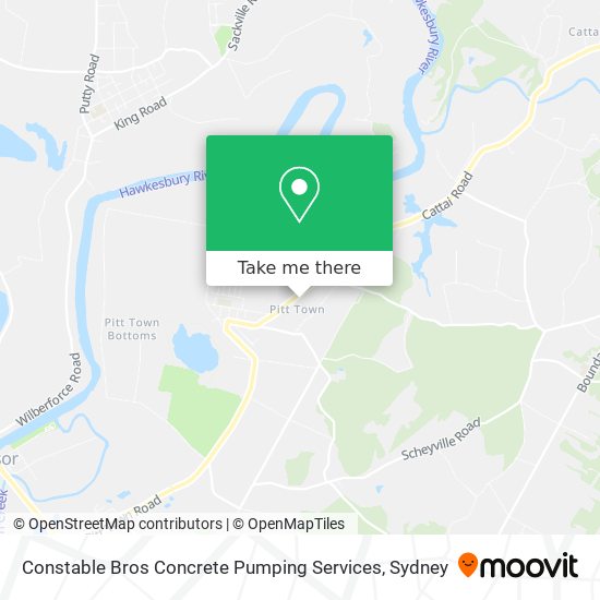 Mapa Constable Bros Concrete Pumping Services