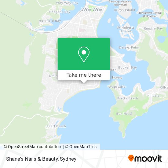 Shane's Nails & Beauty map