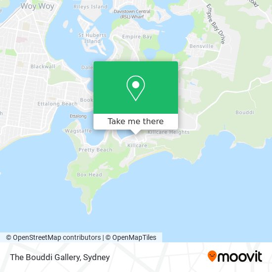 Mapa The Bouddi Gallery