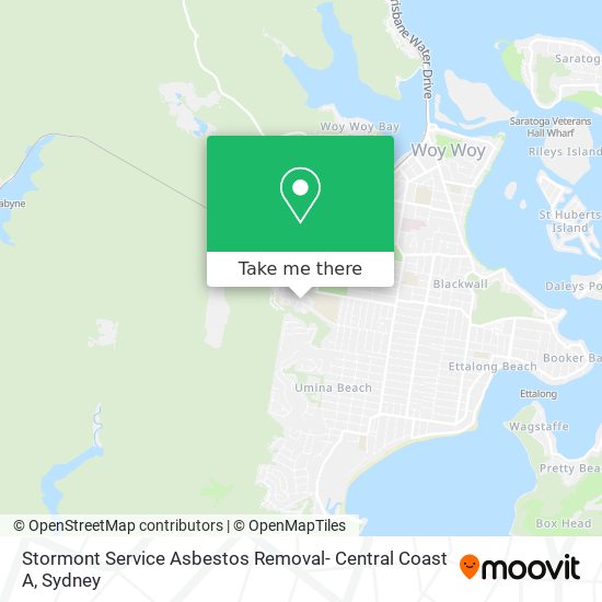 Stormont Service Asbestos Removal- Central Coast A map