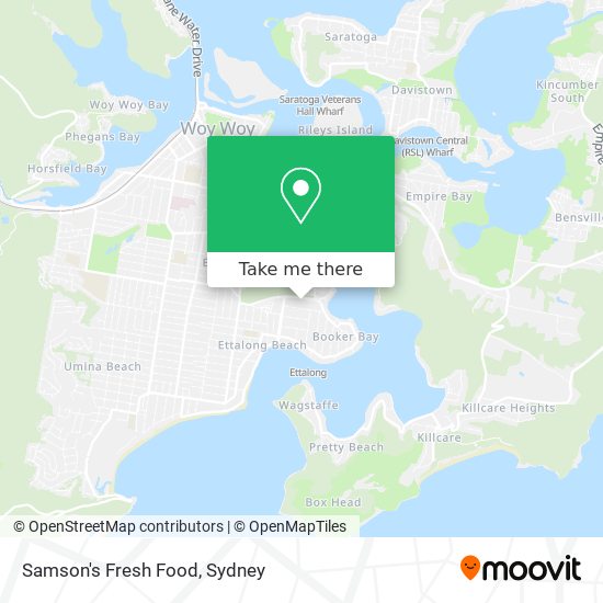 Samson's Fresh Food map