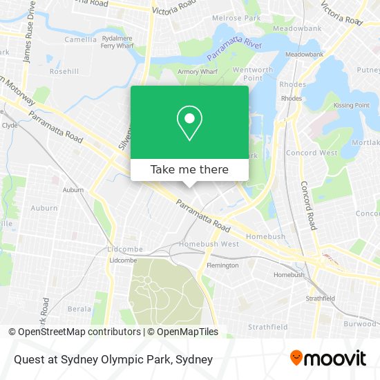 Mapa Quest at Sydney Olympic Park