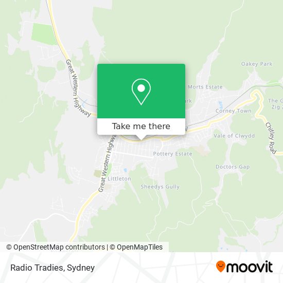 Radio Tradies map