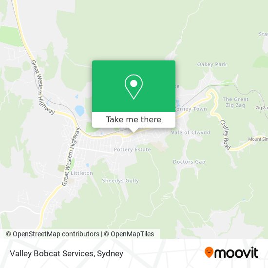 Valley Bobcat Services map