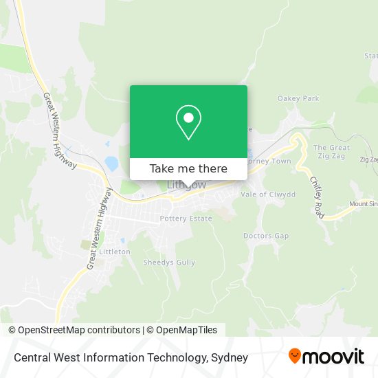 Central West Information Technology map