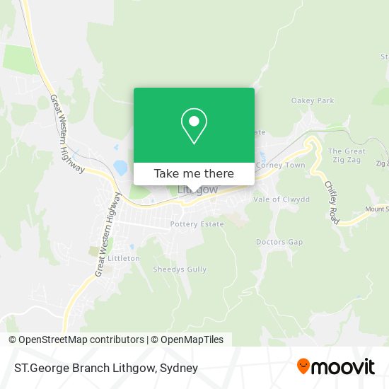 ST.George Branch Lithgow map