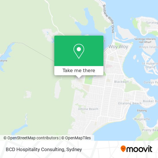 BCD Hospitality Consulting map