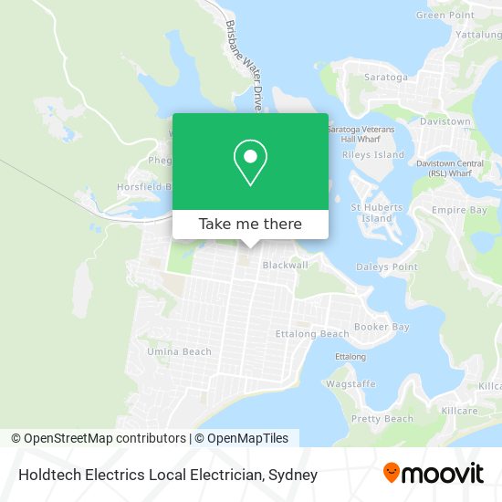 Holdtech Electrics Local Electrician map