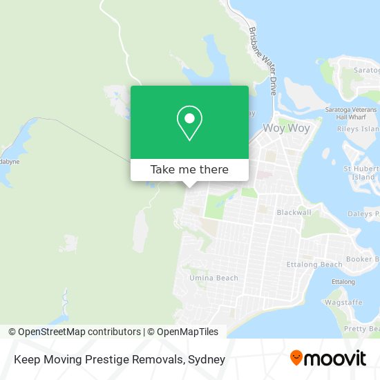 Keep Moving Prestige Removals map