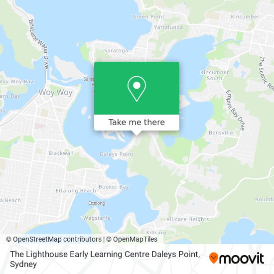 Mapa The Lighthouse Early Learning Centre Daleys Point