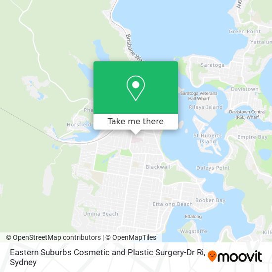 Mapa Eastern Suburbs Cosmetic and Plastic Surgery-Dr Ri