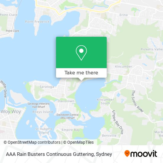 AAA Rain Busters Continuous Guttering map