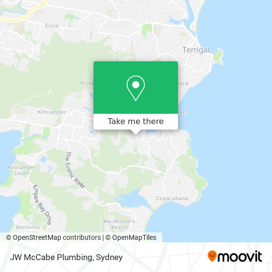 Mapa JW McCabe Plumbing