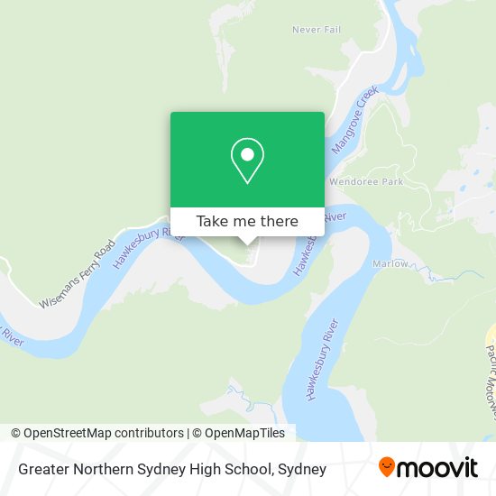 Greater Northern Sydney High School map