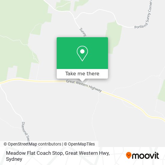 Meadow Flat Coach Stop, Great Western Hwy map