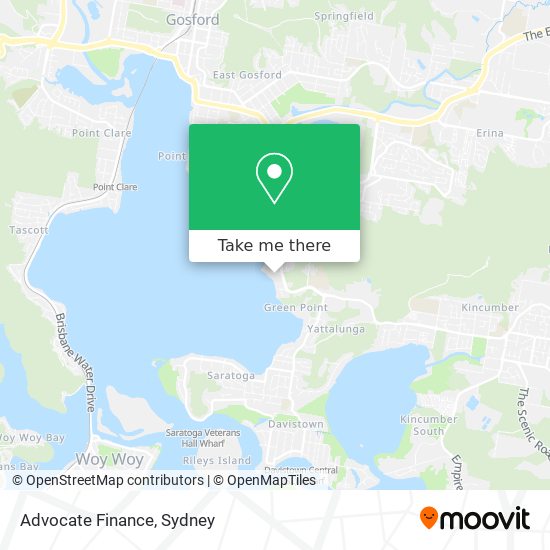 Advocate Finance map