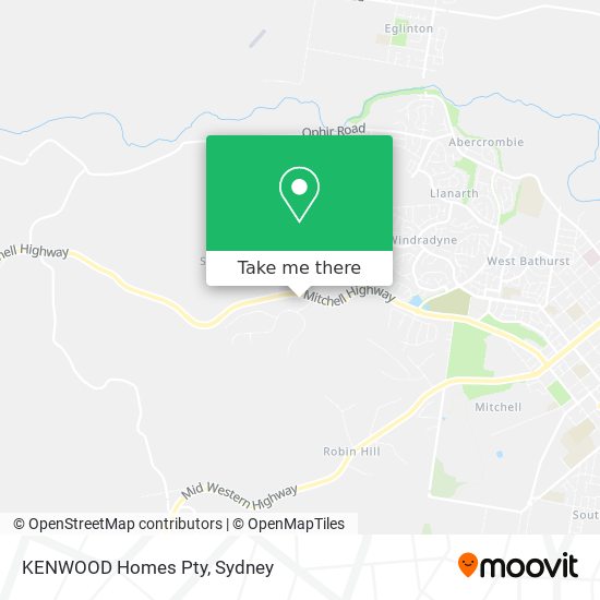 KENWOOD Homes Pty map
