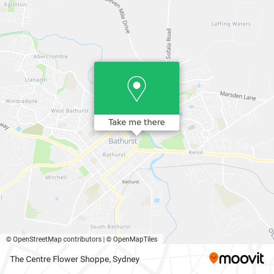 The Centre Flower Shoppe map