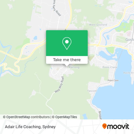 Adair Life Coaching map