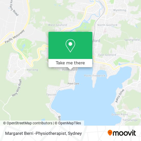 Mapa Margaret Berri -Physiotherapist