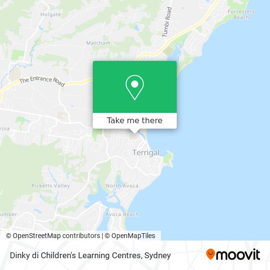 Dinky di Children's Learning Centres map