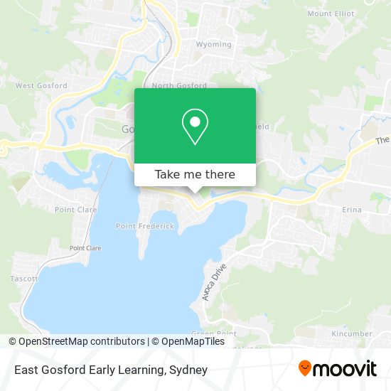 Mapa East Gosford Early Learning