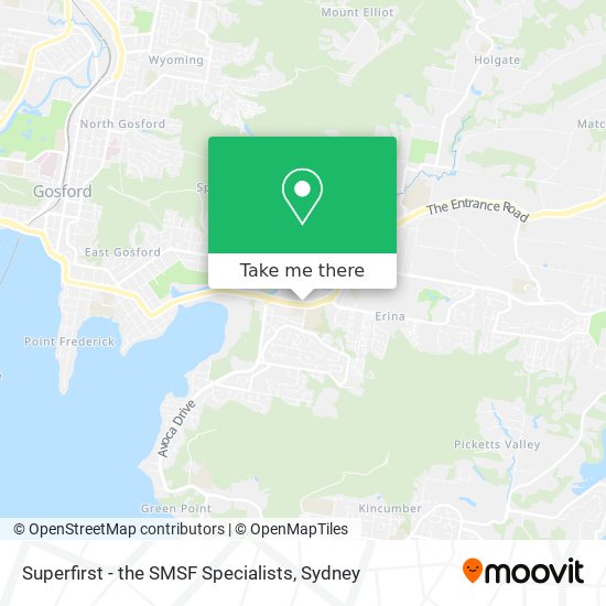 Superfirst - the SMSF Specialists map