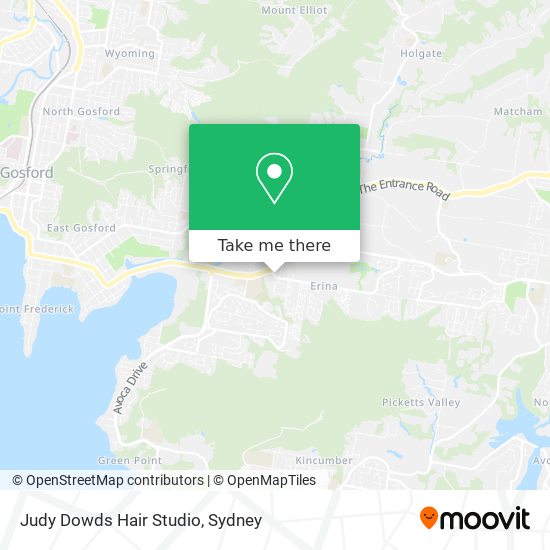 Judy Dowds Hair Studio map