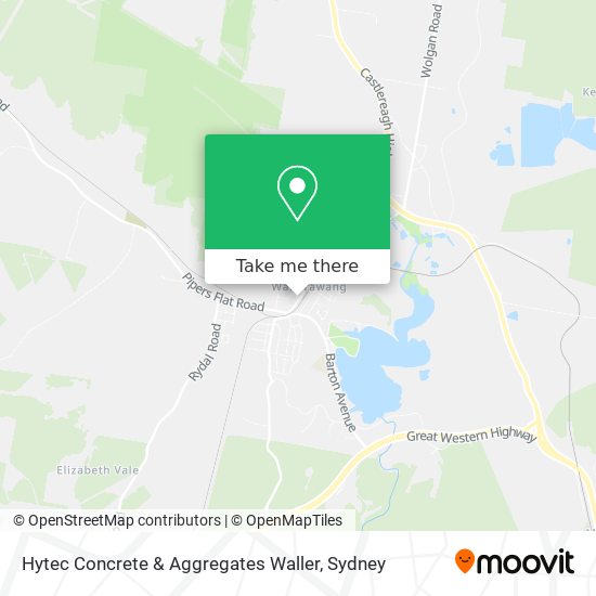 Hytec Concrete & Aggregates Waller map