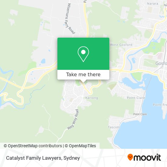 Catalyst Family Lawyers map