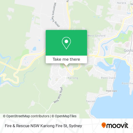 Fire & Rescue NSW Kariong Fire St map