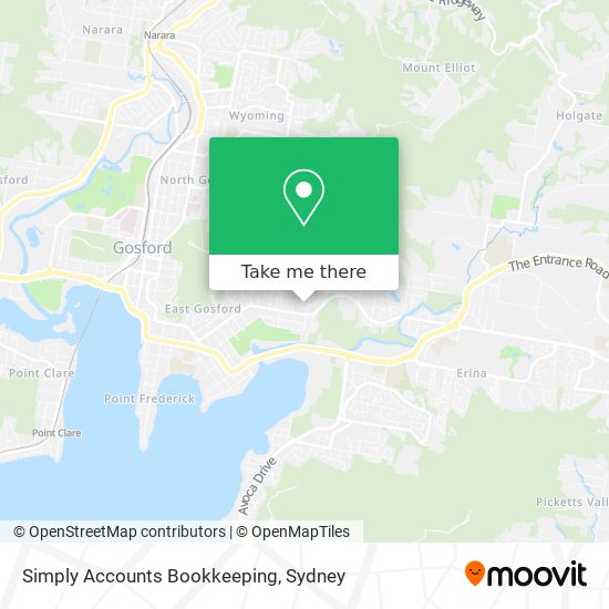 Simply Accounts Bookkeeping map